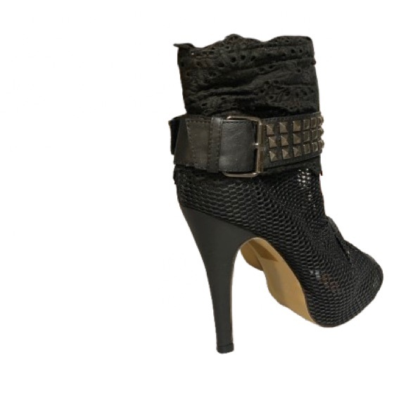 NWT IRON FIST Mesh stiletto high heel ankle boots - Picture 4 of 9